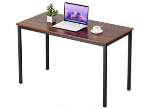 Office computer desk 47.20" W x 23.60" D x 29.50"H the Load Capacity is about 200 Pounds Perfect Game Table Desk Wood Color Able Curve Design for Husband Female Gift