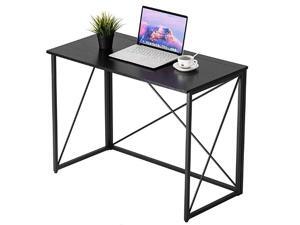 Office computer desk 47.20" W x 23.60" D x 29.50"H the Load Capacity is about 200 Pounds Perfect Game Table Desk Black Color Able Curve Design for Husband Female Gift