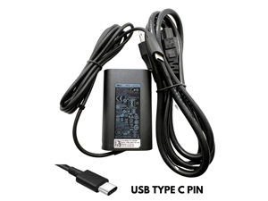 Dell 45W USBC Type C Original charger for Dell XPS 12 XPS 13 9360 9365 9370 9333 9380 7390 Latitude 7275 7370 5175 5285 52902in1 73902in1 LA45NM150 0HDCY5