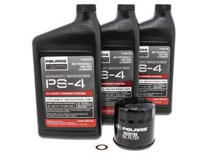 Polaris Genuine OEM PS-4 Extreme Duty Oil Change Kit 4-Cycle Synthetic 10W-50 RZR XP Turbo 2881697 Polaris Genuine OEM PS-4 Extreme Duty Oil Change Kit 4-Cycle Synthetic 10W-50 RZR XP Turbo 2881697