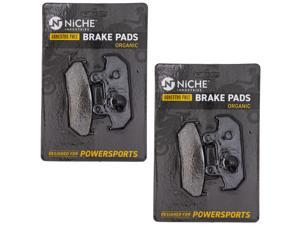 NICHE Brake Pad Set for Honda ST1100 PC800 Suzuki GSX250R Kawasaki Versys  650 Front Rear Semi-Metallic 2 Pack