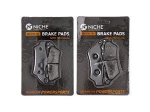 NICHE Brake Pad Set for Harley-Davidson Street Rod 500 750 41300169 41300161 Complete Semi-Metallic