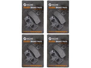 NICHE Brake Pad Set for Harley-Davidson Dyna Softail Rocker 42298-08 44082-08 Front Rear Semi-Metallic 4 Pack NICHE Brake Pad Set for Harley-Davidson Dyna Softail Rocker 42298-08 44082-08 Front Rear Semi-Metallic 4 Pack