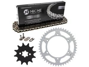 NICHE Drive Sprocket Chain Combo for Kawasaki 2013 Ninja 1000 ZX1000G Front 15 Rear 41 Tooth 520V O-Ring 112 Links 
