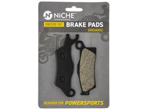 NICHE Front/Rear Left Brake Pad Set for Can-Am 705601015 715900248 Organic