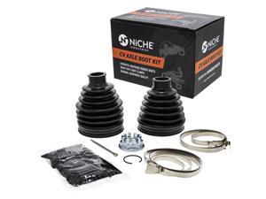 NICHE Rear CV Axle Boot Kit For Yamaha Big Bear 400 4S1-2530X-00-00 4S1-2530Y-00-00 ATV 