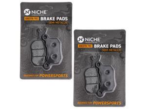 NICHE Brake Pad Set for Honda ST1100 PC800 Suzuki GSX250R Kawasaki Versys  650 Front Rear Semi-Metallic 2 Pack