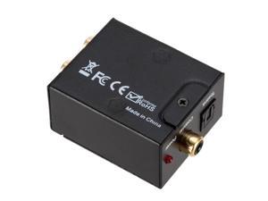 Digital To Analog Audio Converter Coaxial /Toslink In Headphone Speaker RCA Out