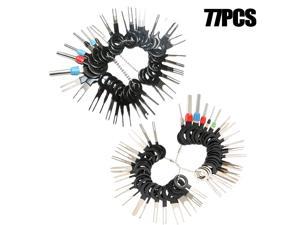 77 Pcs Terminal Removal Tool Kit Electrical Wire Crimp Connector Pin Removal Set