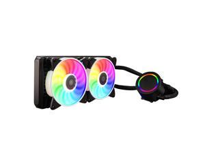 240mm RGB Water liquid Cooler fan luminous CPU Dual 120mm ARGB Fans