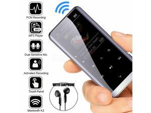 Portable 1.8-inch OLED Display Bluetooth MP3 Player MP4 Media FM Radio Recorder HIFI Sport Music Speakers