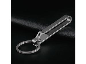 1pc EDC Titanium Alloy Quick Buckle Detach Belt Wais chain Car keychain...