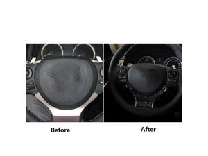 Carbon Fiber Steering Wheel Panel Cover Trim For LEXUS IS250 IS300 IS350 201418