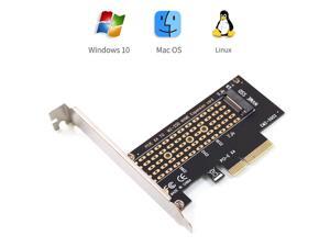 NVMe PCIe Adapter PCI-e 3.0 x4 to M Key M.2 NVMe AHCI SSD Converter Card for 2280 2260 2242 2230 mm SSD Drive