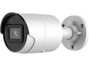 4MP PoE Bullet IP Camera, Outdoor Network Camera OEM DS-2CD2043G2-IU 4mm with Built-in Mic, Human/Vehicle Detection H.265+, IP67, 131ft EXIR Night Vision, SD Card Slot, 3-Axis