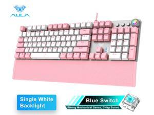 AULA F2088 Mechanical Gaming Keyboard with Media Keys, Removable Wrist Rest, RGB Rainbow Backlit, 104-Keys Anti-ghosting USB Wired PC Mac Laptop Desktop Computer Keyboards for Games/Work AULA F2088 Mechanical Gaming Keyboard with Media Keys, Removable Wrist Rest, RGB Rainbow Backlit, 104-Keys Anti-ghosting USB Wired PC Mac Laptop Desktop Computer Keyboards for Games/Work