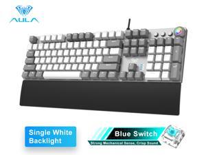 LED Backlit 104 Keys Ergonomic Wrist Rest Keyboard for Windows PC Gamer Desktop Computer GameSir Gaming Keyboard Wireless Mechanical Keyboard