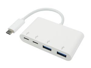 USB-C to 2 Port USB 3.0 + 2 Port USB-C Hub