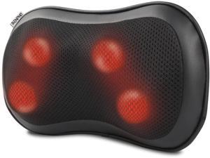 Back Neck Massager with HeatRENPHO Shiatsu Massage Pillow with Deep Tissue Kneading for Shoulders Lower Back Leg Calf Body Muscle, Gifts for Mom Dad at Car Home Office Chair