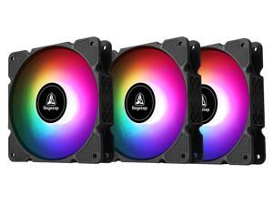 Segotep RGB Case Fans, 120mm RGB Fans PC Fans LED Colorful Fans, 12cm Computer Case Fan, 5V ARGB Motherboard Sync, Hydraulic Silent Bearing, Water Cooling Kit 3 Pin Interface, 3 Pack GX Segotep RGB Case Fans, 120mm RGB Fans PC Fans LED Colorful Fans, 12cm Computer Case Fan, 5V ARGB Motherboard Sync, Hydraulic Silent Bearing, Water Cooling Kit 3 Pin Interface, 3 Pack GX