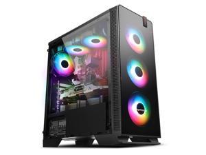 Segotep ATX Mid Tower Computer Case, Fully Transparent Gaming Case, USB 3.0 Water Cooler PC Case, M-ATX Desktop Case, 8 Fan Positions without Case Fans, 5Gbps Data Transmission HALO Black Segotep ATX Mid Tower Computer Case, Fully Transparent Gaming Case, USB 3.0 Water Cooler PC Case, M-ATX Desktop Case, 8 Fan Positions without Case Fans, 5Gbps Data Transmission HALO Black