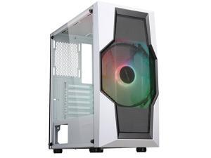 HiHOCH Mid-Tower PC Gaming Case, with 1X20cm ARGB Fan, ATX/Micro ATX/lTX Computer Case, Fully Transparent Tempered Glass Desktop Case, USB 3.0 Support 120/240/360 Liquid Cooler, 6 Fan Positions T5W HiHOCH Mid-Tower PC Gaming Case, with 1X20cm ARGB Fan, ATX/Micro ATX/lTX Computer Case, Fully Transparent Tempered Glass Desktop Case, USB 3.0 Support 120/240/360 Liquid Cooler, 6 Fan Positions T5W