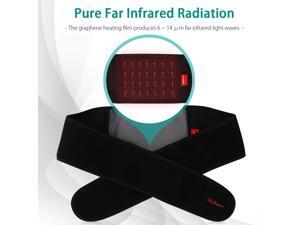 Heating Waist Belt Far Infrared USB Powered, Portable Electric Heating Waist Pad with Graphene Fast Heating Film, 3 Temperature Settings, Can Warm Waist Heating Waist Belt Far Infrared USB Powered, Portable Electric Heating Waist Pad with Graphene Fast Heating Film, 3 Temperature Settings, Can Warm Waist