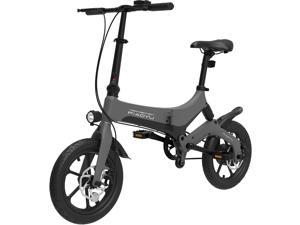 Electric Bike for Adults Folding 16Tire Adult Electric Bicycle Max Speed 185MPH 3153 Miles IPX4 Waterproof Folding Mini Bikes with 250W Motor 36V 6AH Removable Battery