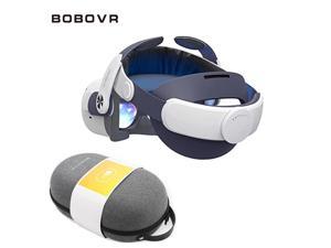 BOBOVR M2 Plus Head Strap For Oculus Quest 2 Enhanced Comfort Reduce Facial Stress Elite Replacement Strap For Quest2 Accessory with C2