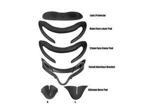 6PCS VR Face Cover for Oculus Quest 2, Sweatproof VR Cushion Pad Interface Bracket Face Pad Anti-Leakage Nose Pad, with Protective Lens Cover for Quest 2 Accessories 6PCS VR Face Cover for Oculus Quest 2, Sweatproof VR Cushion Pad Interface Bracket Face Pad Anti-Leakage Nose Pad, with Protective Lens Cover for Quest 2 Accessories