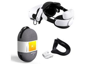 BOBOVR M2 Pro Strap For Oculus Quest 2 With Battery pack Elite Halo F2 Air Fan Interface No Fog C2 Carrying Case
