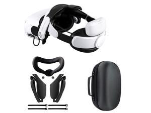 For Oculus Quest 2 BOBOVR M2 Pro Head Strap VR Headset Battery Elite Halo Strap Battery Pack Controller Cover Carrying Case Bag