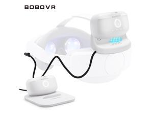 BOBOVR B2 Dock Twin Charger Station Combo For Pico 4 VR Headset 5200mAh Magnetic Battery Pack For Quest2 Extend 3 Hrs Times For Quest Pro