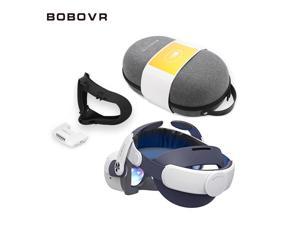 BOVR M2 Plus Head Strap For Meta/Oculus Quest 2 Enhanced Comfort Reduce Facial Stress Elite Replacement Strap For Quest2 Accessory with F2 C2