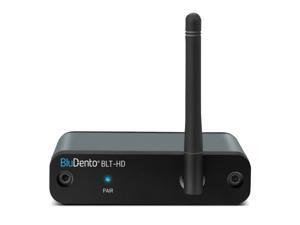 BluDento aptX HD LDAC Bluetooth 50 Music Receiver True HiFi Long Range BUILTIN Burr Brown DAC for Streaming Audio to Any AV Receiver Powered Speaker Amplifier