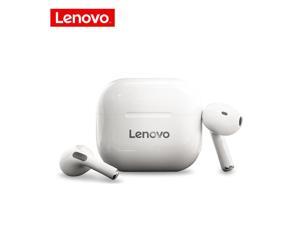Lenovo LP40 Bluetooth Earphones TWS Wireless Headset Touch Control Sports Earbuds Dual Stereo Noise Cancelling Headphones with Mic (White) Lenovo LP40 Bluetooth Earphones TWS Wireless Headset Touch Control Sports Earbuds Dual Stereo Noise Cancelling Headphones with Mic (White)