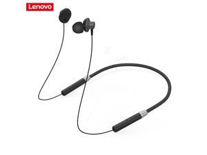 Lenovo Earphone HE05 Bluetooth5.0 Wireless Headphone Magnetic Neckband Headset IPX5 Waterproof Sport Earbud with Noise Cancelling Mic (Black) Lenovo Earphone HE05 Bluetooth5.0 Wireless Headphone Magnetic Neckband Headset IPX5 Waterproof Sport Earbud with Noise Cancelling Mic (Black)
