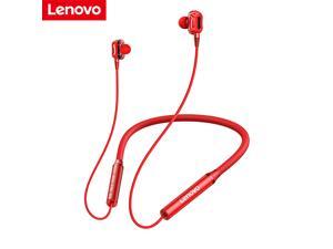 Lenovo HE05 Pro TWS Wireless Earphones Magnetic Neckband Headset Bluetooth Noise Cancelling Headphones IPX5 Waterproof In-Ear Sports Earbuds with Microphone Four Speakers (Red) Lenovo HE05 Pro TWS Wireless Earphones Magnetic Neckband Headset Bluetooth Noise Cancelling Headphones IPX5 Waterproof In-Ear Sports Earbuds with Microphone Four Speakers (Red)