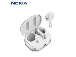 Nokia E3511 ANC Bluetooth 5.2 Headphones Active Noise Cancelling Earphones with Mic TWS Wireless Earbuds Metal Style Touch Control Headset (White) Nokia E3511 ANC Bluetooth 5.2 Headphones Active Noise Cancelling Earphones with Mic TWS Wireless Earbuds Metal Style Touch Control Headset (White)
