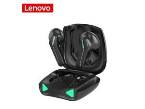 Lenovo XT85 TWS Wireless Earphones Bluetooth 5.1 Gaming Headset LED light Cool Stylish Music Headphone Touch Control Sweatproof Sports Earbuds (Black)