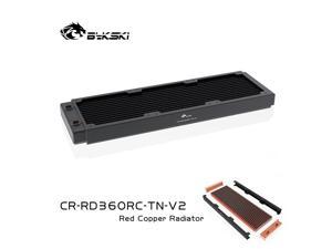 Bykski 360mm Copper Radiator RC Series High-performance Heat Dissipation 30mm Thickness for 12cm Fan Cooler, CR-RD360RC-TN-V2