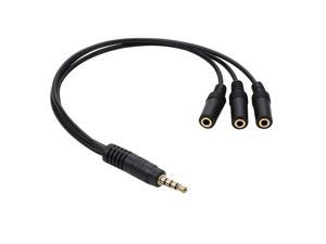 1/8" 3.5mm 1 To 3 Splitter Cable 30cm 1/8 Inch Male To 3 Stereo Female Jack Socket Headphone Splitter Audio Cable Audio Splitter 1/8" 3.5mm 1 To 3 Splitter Cable 30cm 1/8 Inch Male To 3 Stereo Female Jack Socket Headphone Splitter Audio Cable Audio Splitter