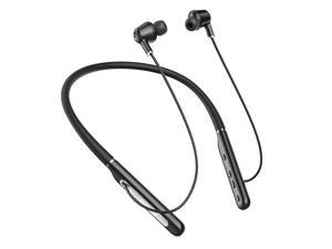 BWANC2 bluetooth 50 Earphone Active Noise Reduction Neck Hanging Headset Waterproof Sport Headphone with Mic