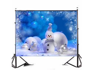 Fabric Christmas Snowman Studio Photography Background Backdrop