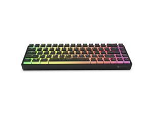 MK68 Wired Mechanical Keyboard Gateron Optical Switch Pudding Keycaps RGB 68 Keys 65% Hot Swappable Gaming Keyboard