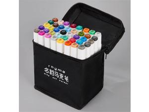 30/40/60/80 Colors Double Head Marker Pen Set Dual Tip Art Watercolor Drawing Pen Brush Students Hand Painted Supplies