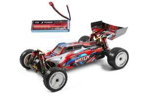 104001 RTR Upgraded 7.4V 2600mAh RC Car 1/10 2.4G 4WD 45km/h Metal Chassis Vehicles Models Toys