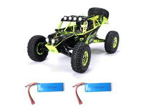 10428 1/10 2.4G 4WD RC Truck Crawler RC Car Two Battery