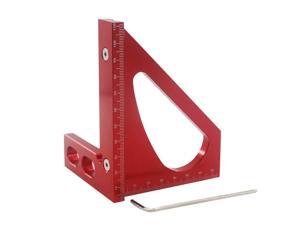 Ruler Woodworking Measuring Ruler Triangle Square Angle Measuring Tool Precision Accurate Triangle Ruler Tri-squareScriber Saw Guide