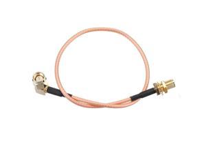2Pcs 100CM SMA cable SMA Male Right Angle to SMA Female RF Coax Pigtail Cable Wire RG316 Connector Adapter